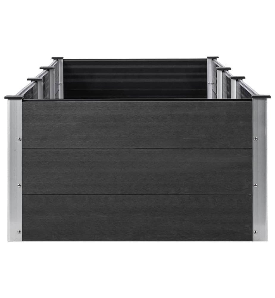 Hochbeet Grau 300x100x54 cm WPC