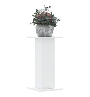 Supports pour plantes 2 pcs blanc 30x30x60 cm bois d'ingénierie