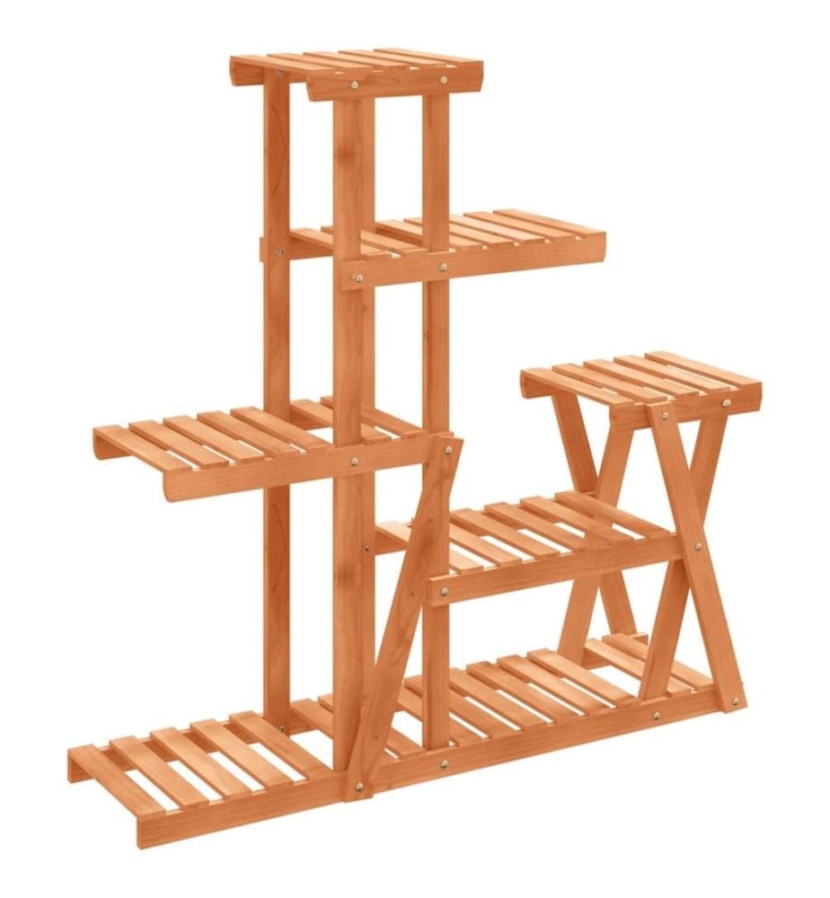 Support à fleurs 95x25x96 cm bois massif de sapin