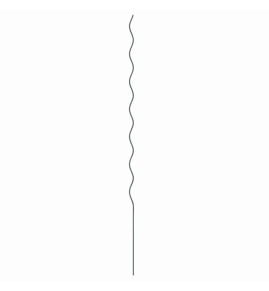 Pflanzenstütze 20 pcs Grün 110 x 0.6 x 0.6 cm Stahl