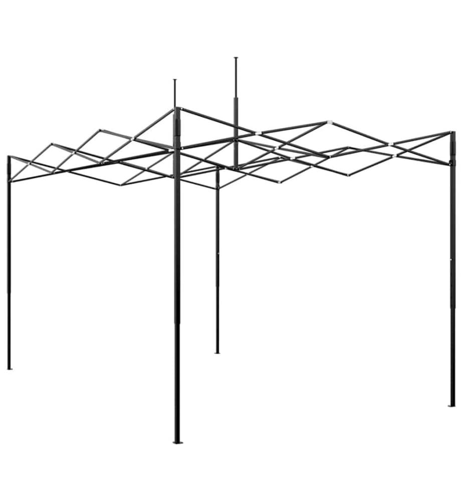 Serre avec cadre pop-up avec toit Vert 280 x 410 x 315 cm Fer