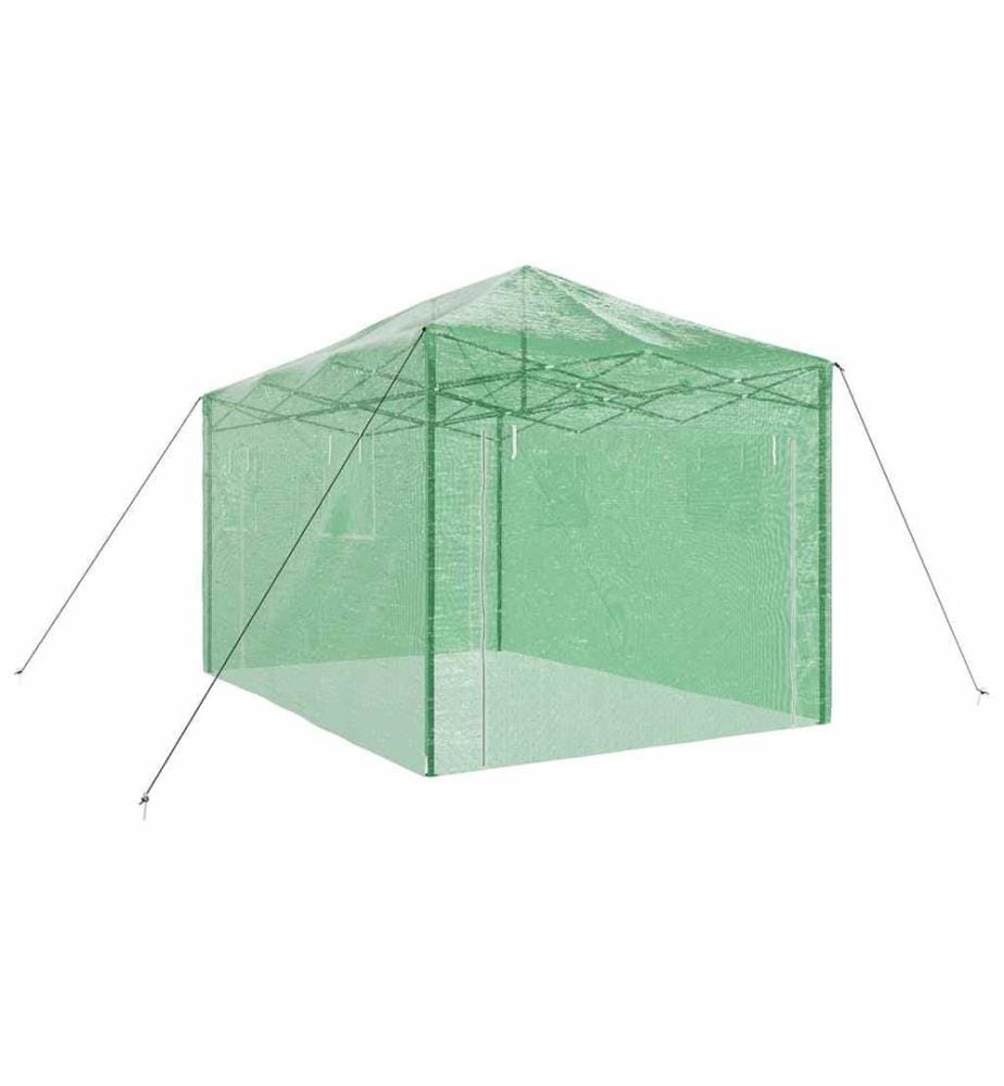 Gewächshaus mit Pop-up-Rahmen Grün 290 x 430 x 315 cm Eisen