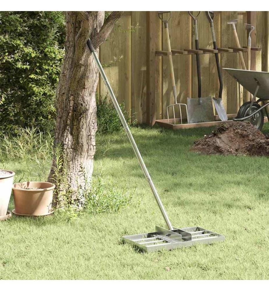 Gartenrechen Silber 45 x 25 x 200 cm Edelstahl