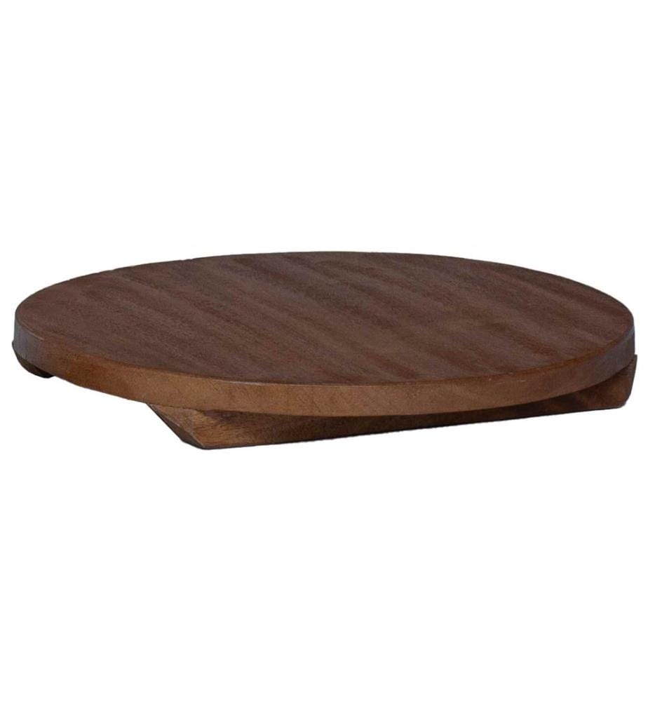 Tabouret à Plantes 3 pcs Marron Bois d'Acajou