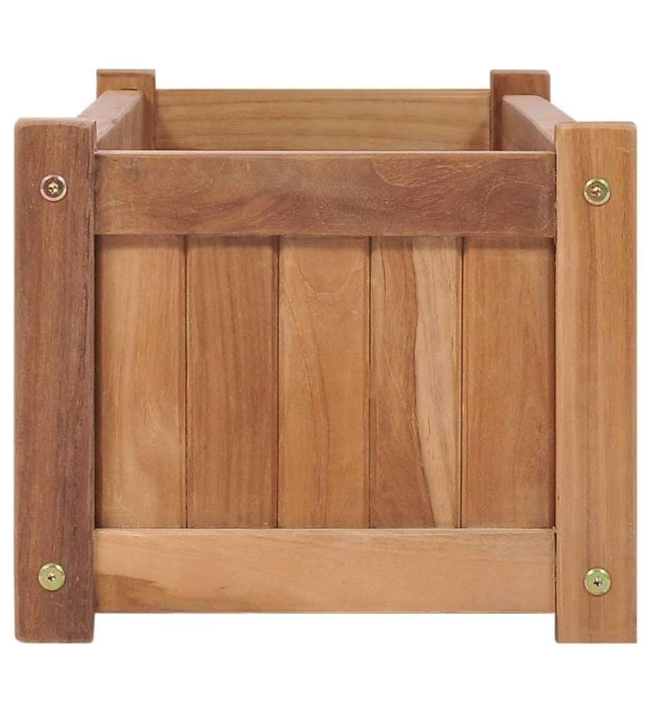 Lit surélevé 100x30x25 cm Bois de teck solide