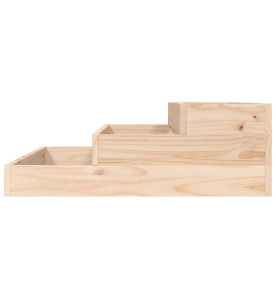 Jardinière 78x78x27 cm Bois massif de pin