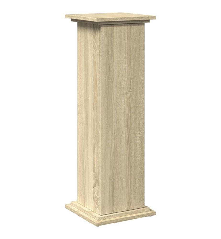 Piédestal avec rangement chêne sonoma bois d'ingénierie