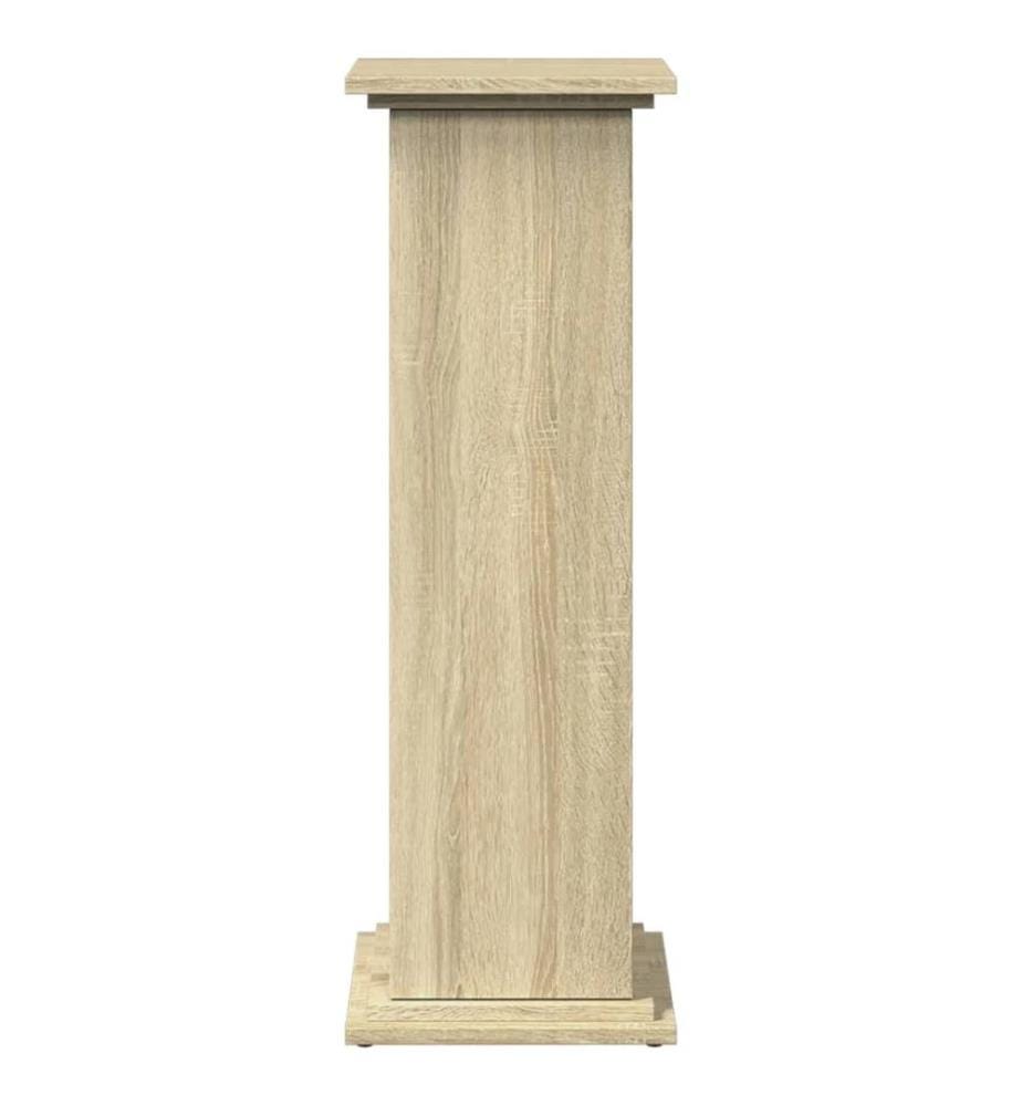 Piédestal avec rangement chêne sonoma bois d'ingénierie