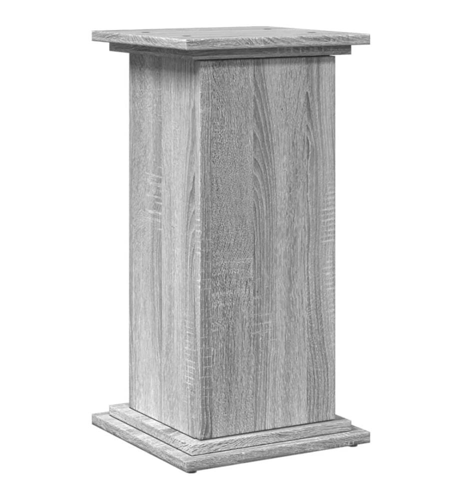 Postament mit Stauraum Grau Sonoma 31x30x60 cm Holzwerkstoff