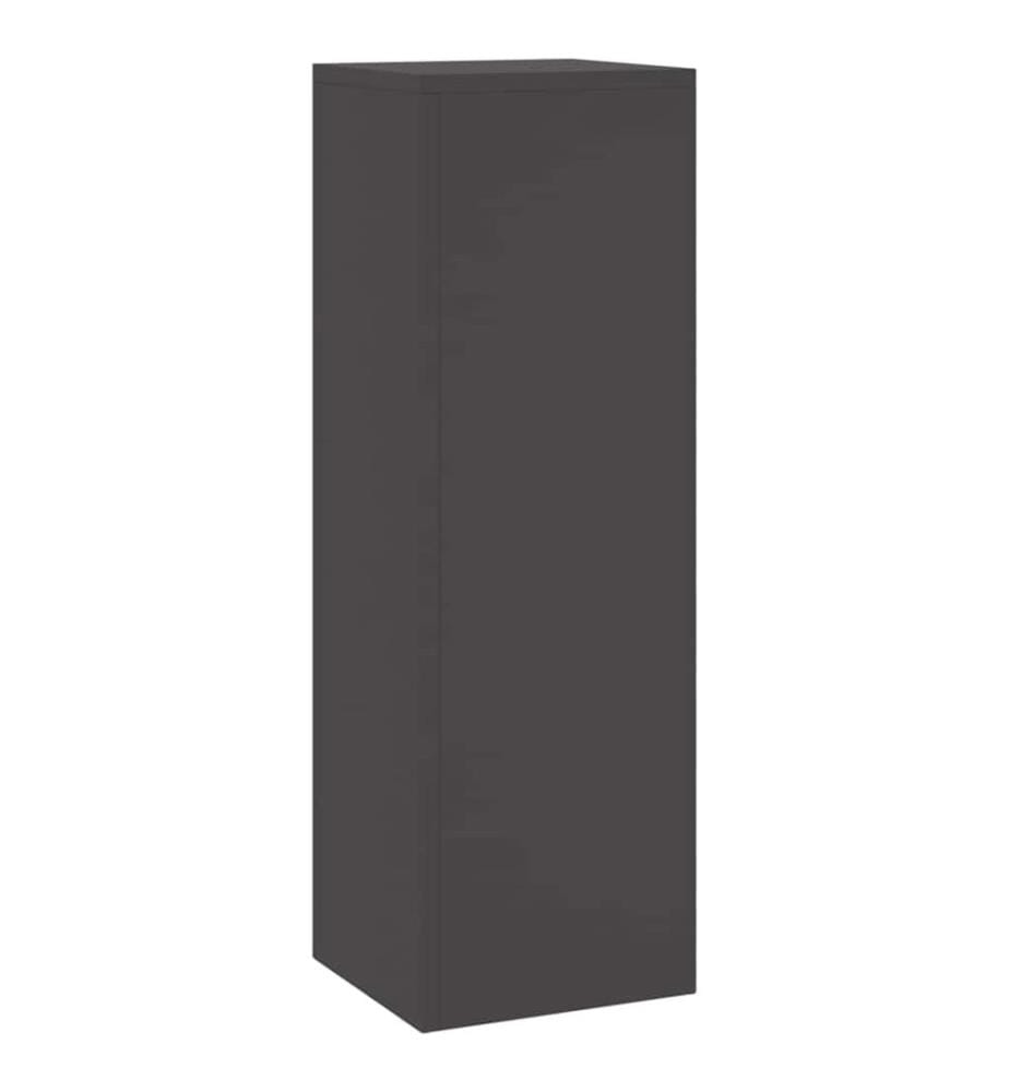 Support de Plante 2 pcs Noir 24 x 24 x 75 cm Acier
