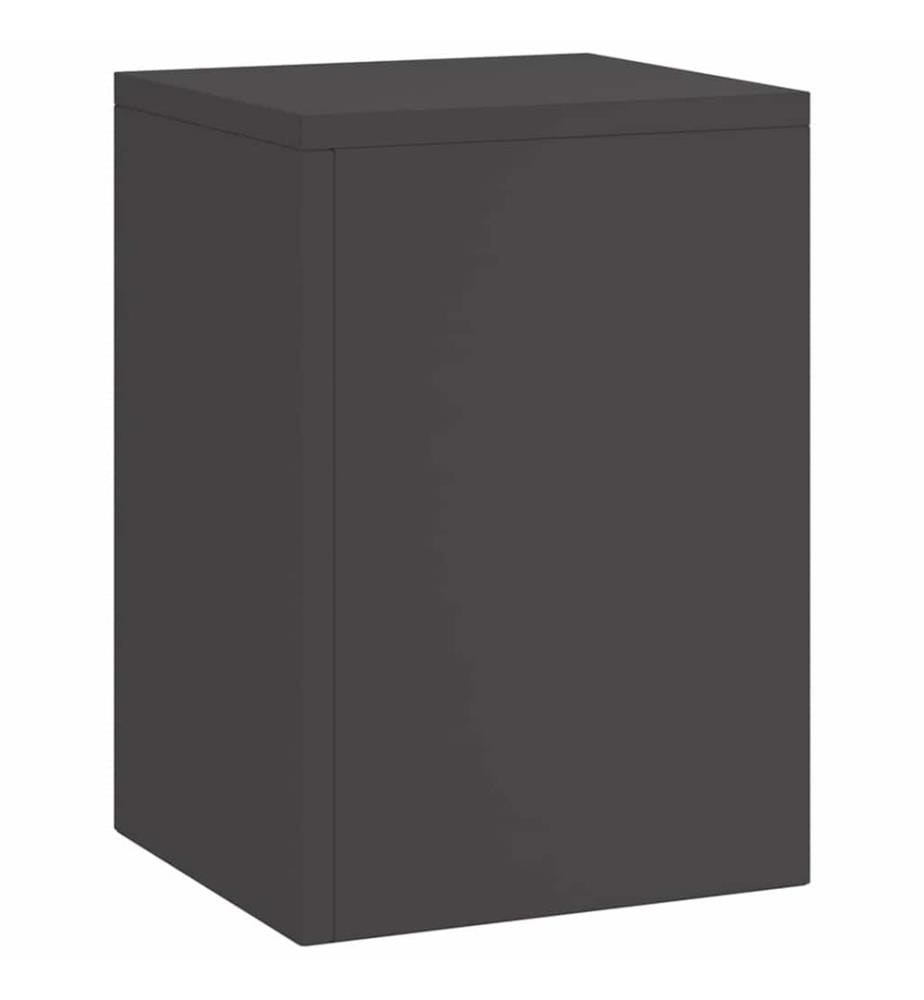 Support de Plante 3 pcs Noir Acier
