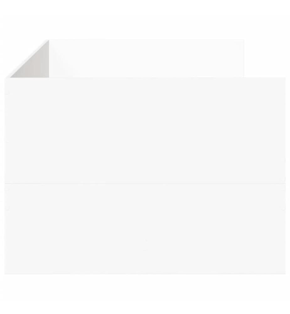 Tagesbett mit Schubladen Weiss 90x190 cm Holzwerkstoff