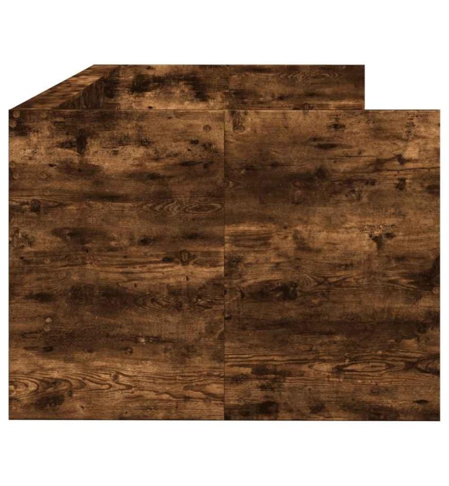 Lit de jour avec tiroirs chêne fumé 90x190 cm bois d'ingénierie