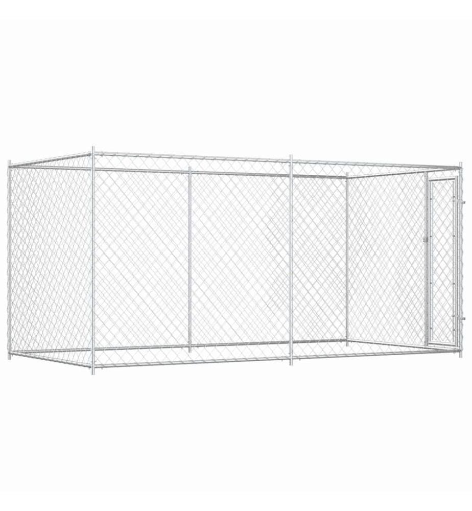 Outdoor-Hundezwinger 382x192x185 cm