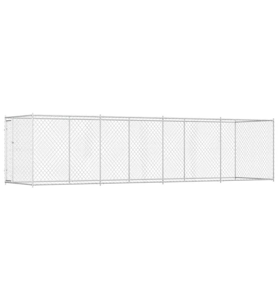 Chenil d'extérieur pour chiens 760x192x185 cm