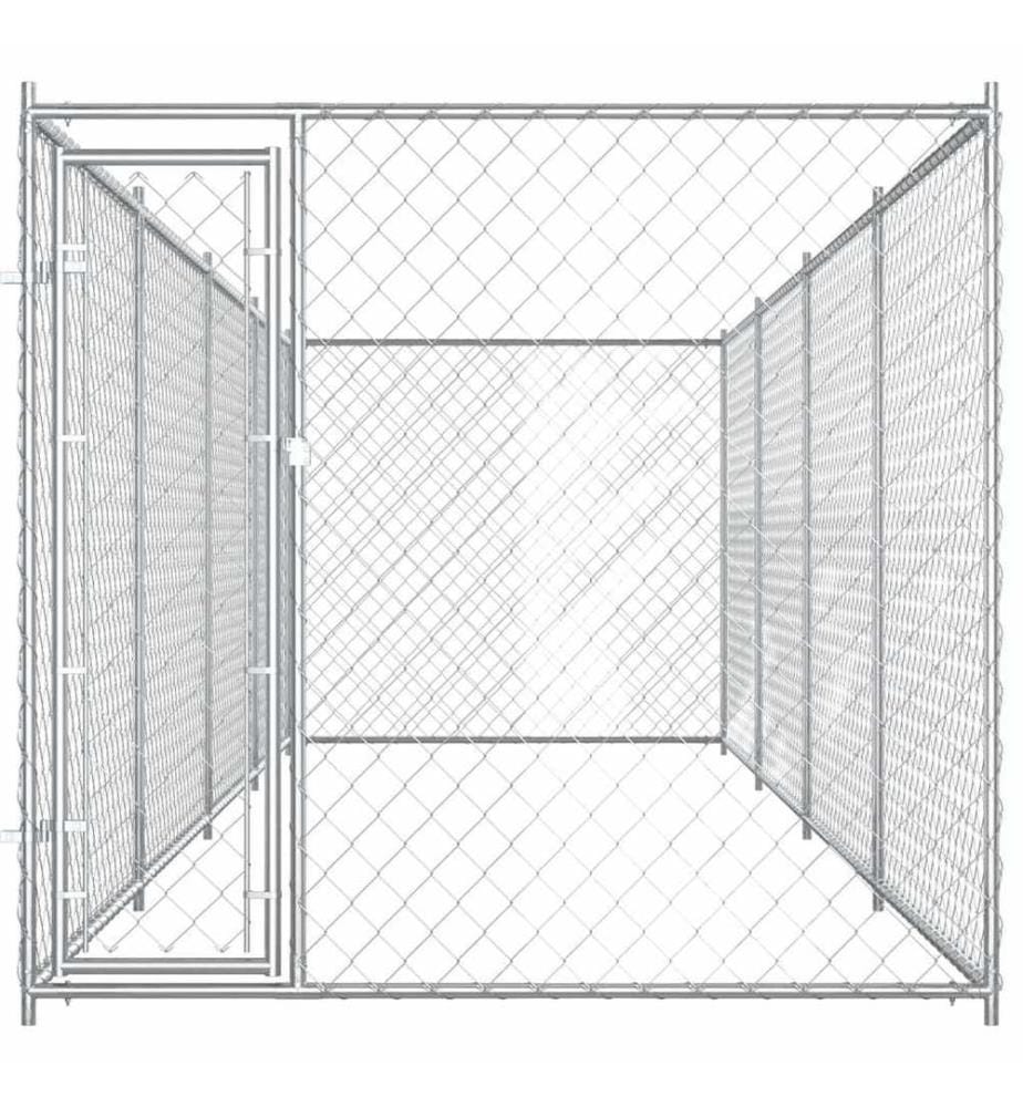 Chenil d'extérieur pour chiens 760x192x185 cm