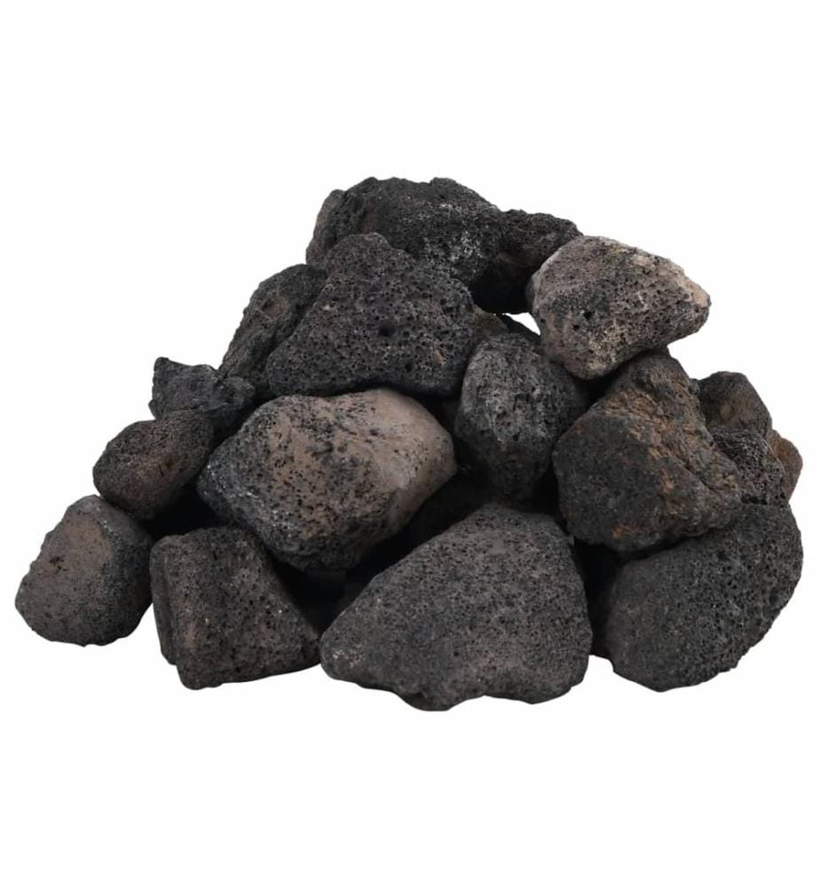 Roches volcaniques 25 kg noir 5-8 cm