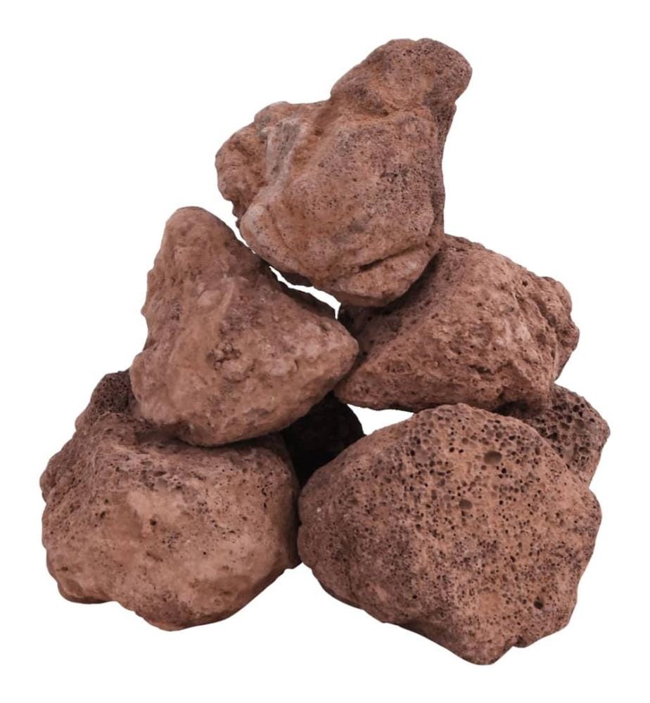 Roches volcaniques 10 kg rouge 10-30 cm