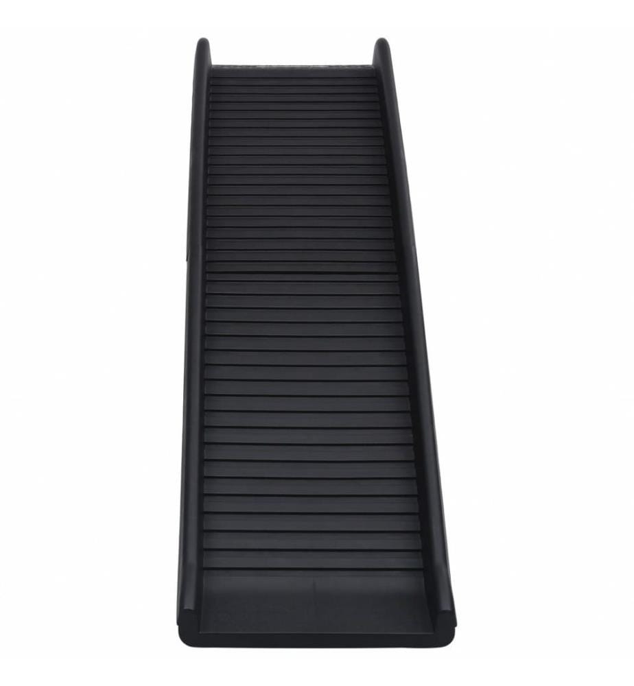 Hunderampe Klappbar Schwarz 155,5x40x15,5 cm