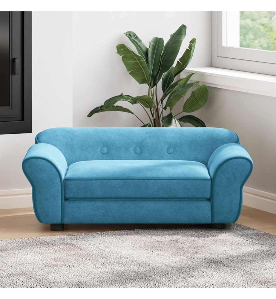 Hundesofa Türkis 72x45x30 cm Plüsch