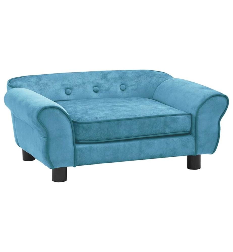 Hundesofa Türkis 72x45x30 cm Plüsch