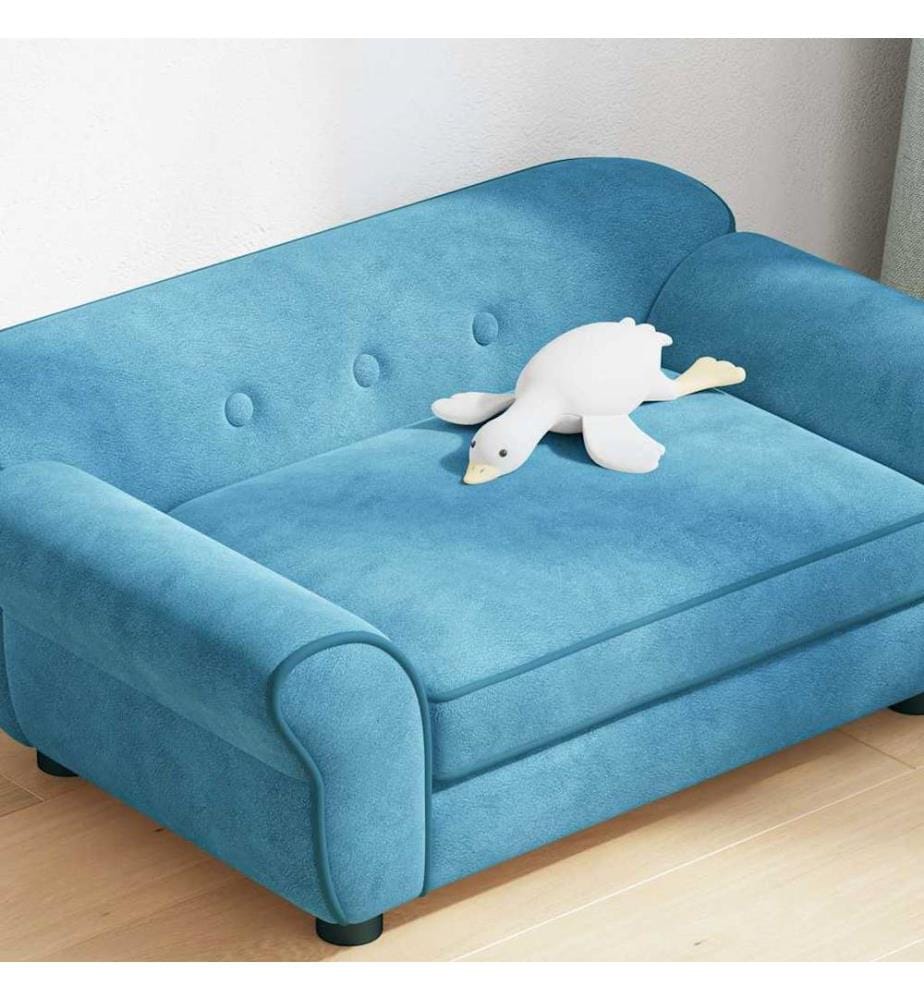 Hundesofa Türkis 72x45x30 cm Plüsch