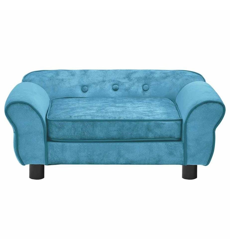 Hundesofa Türkis 72x45x30 cm Plüsch