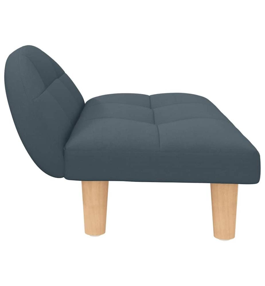 Hundebett Dunkelgrau 70x52x30 cm Stoff