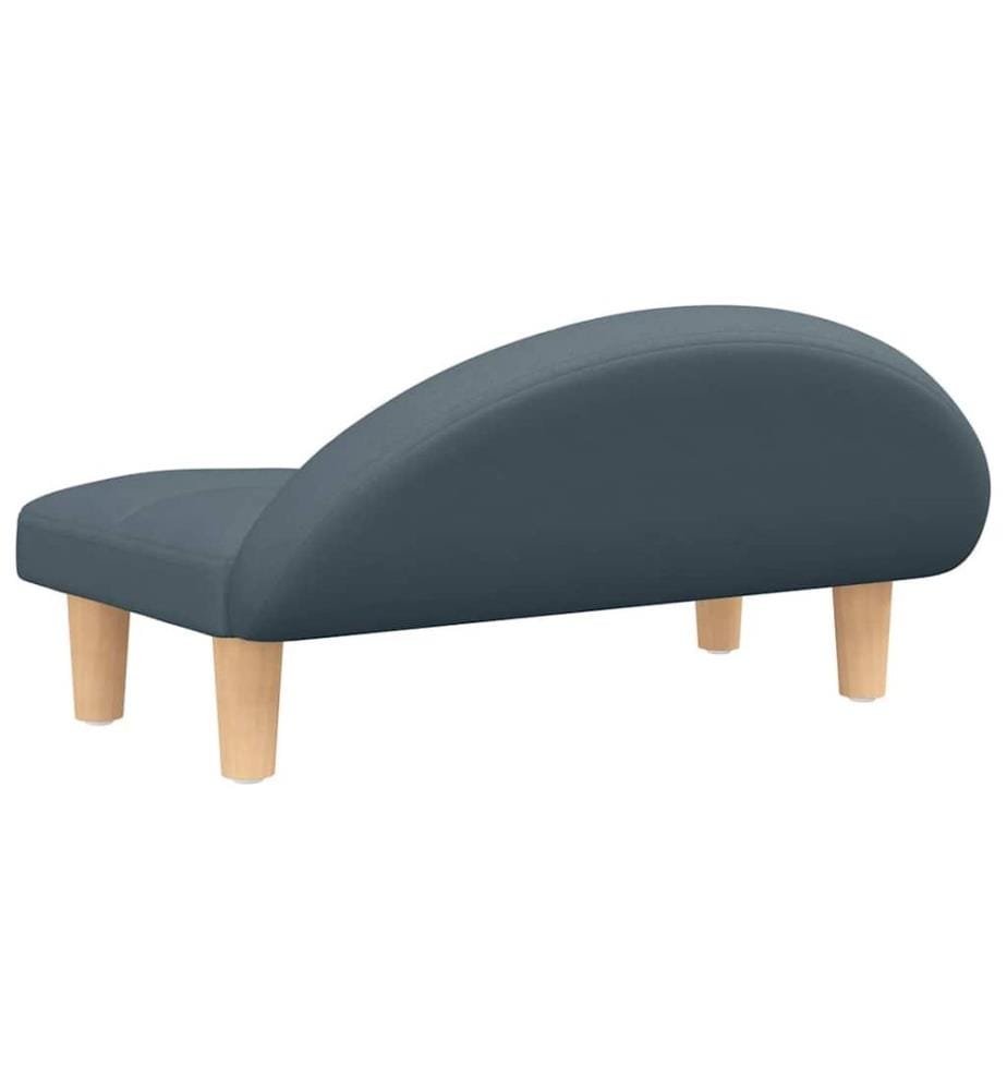 Hundebett Dunkelgrau 70x52x30 cm Stoff