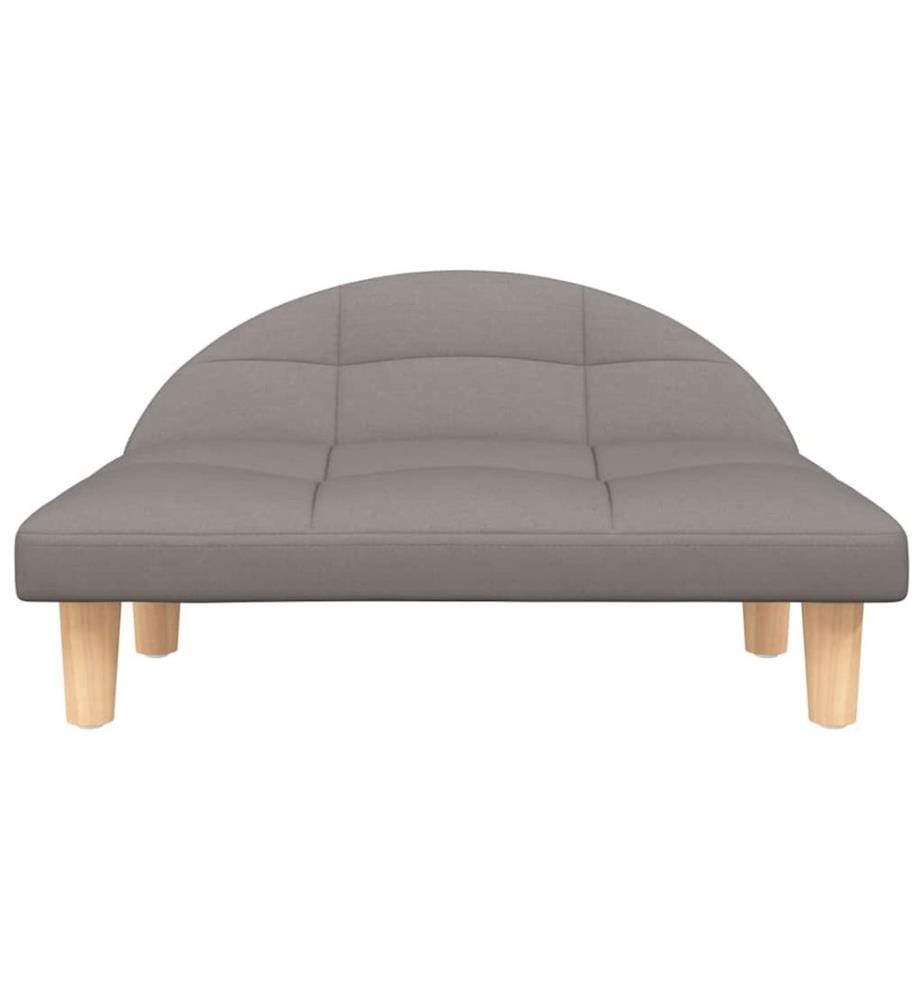 Hundebett Taupe 70x52x30 cm Stoff