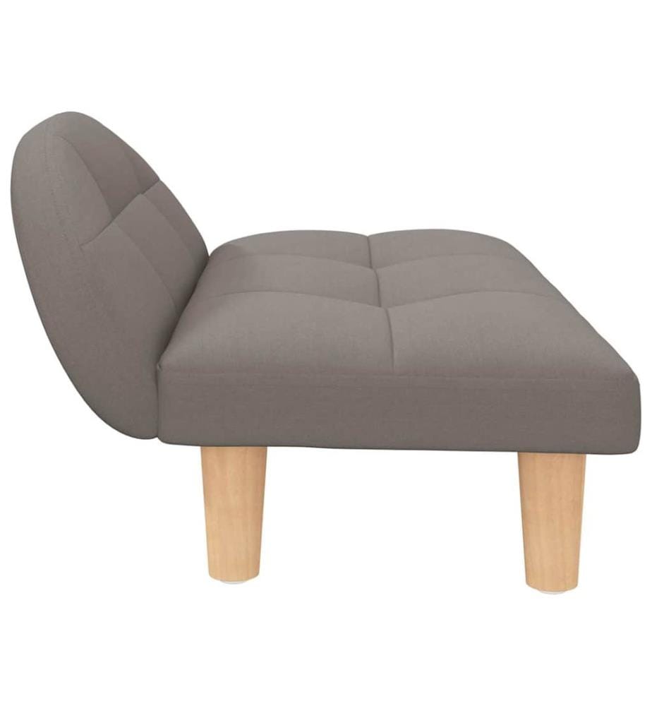 Hundebett Taupe 70x52x30 cm Stoff