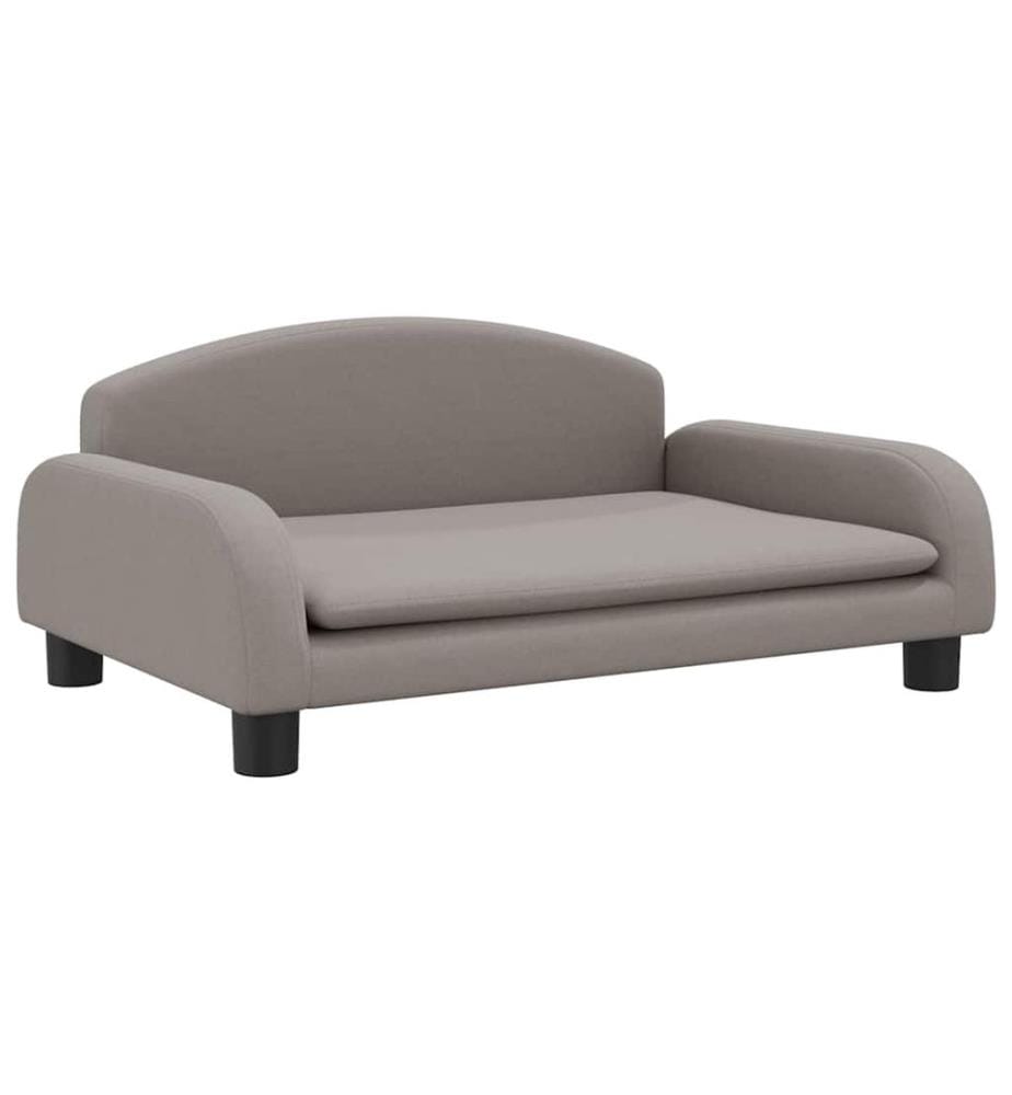 Hundebett Taupe 70x45x30 cm Stoff