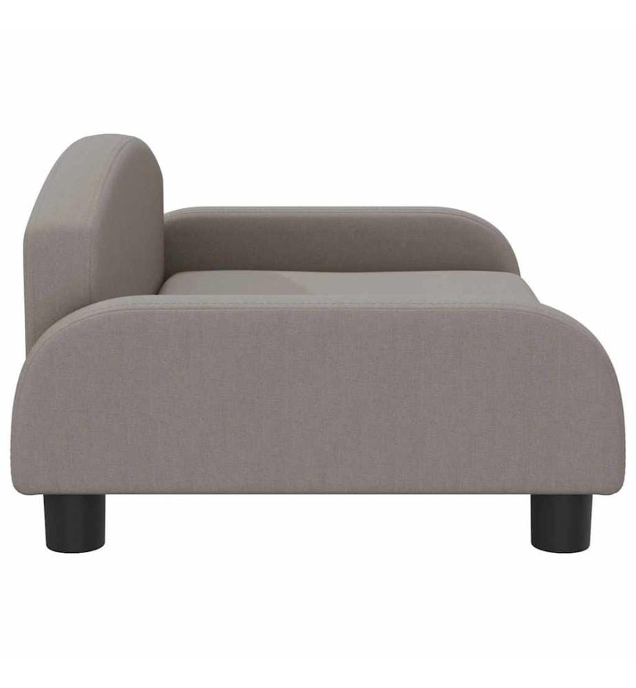 Hundebett Taupe 70x45x30 cm Stoff