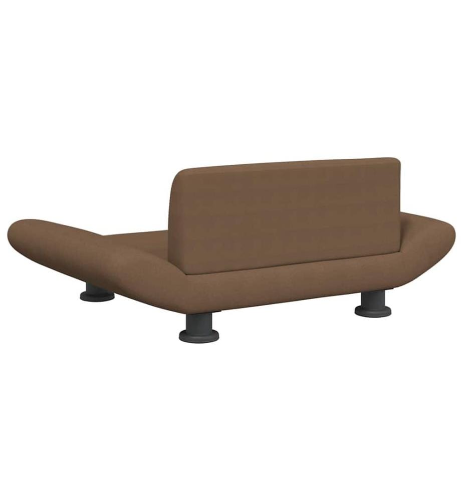 Hundebett Braun 70x45x28 cm Stoff