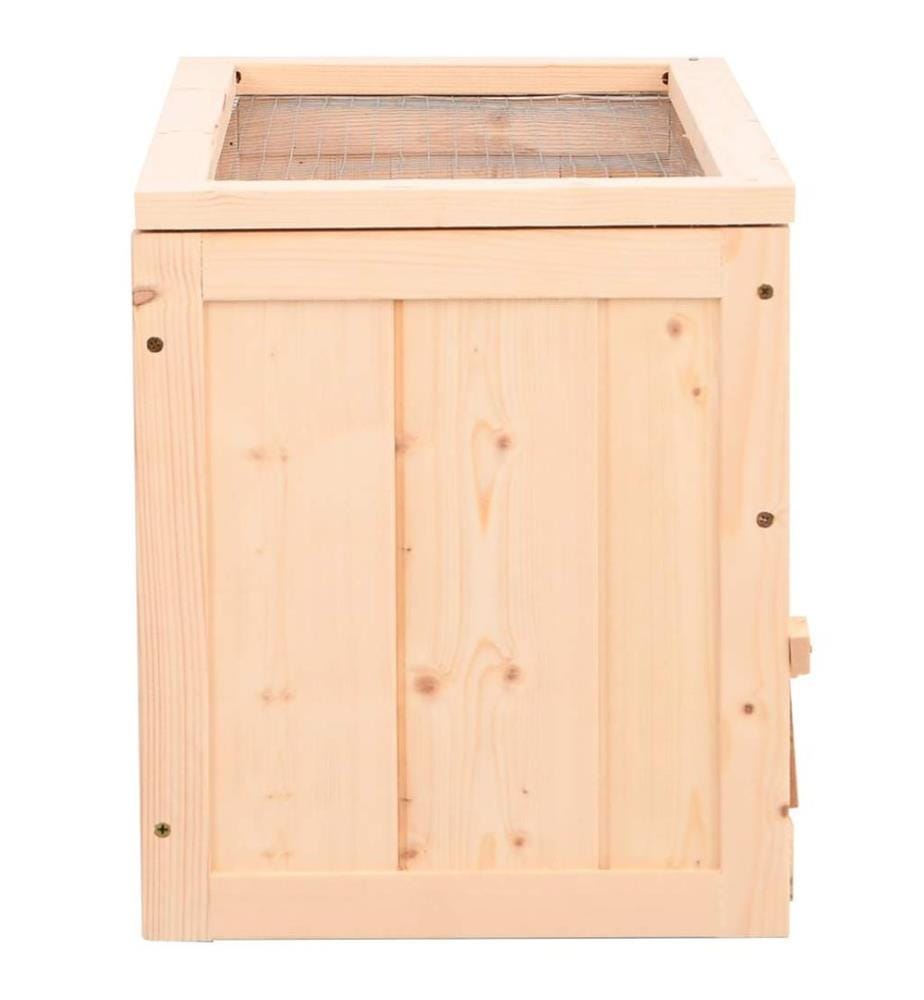 Cage à hamster 60x30x35 cm bois massif de sapin