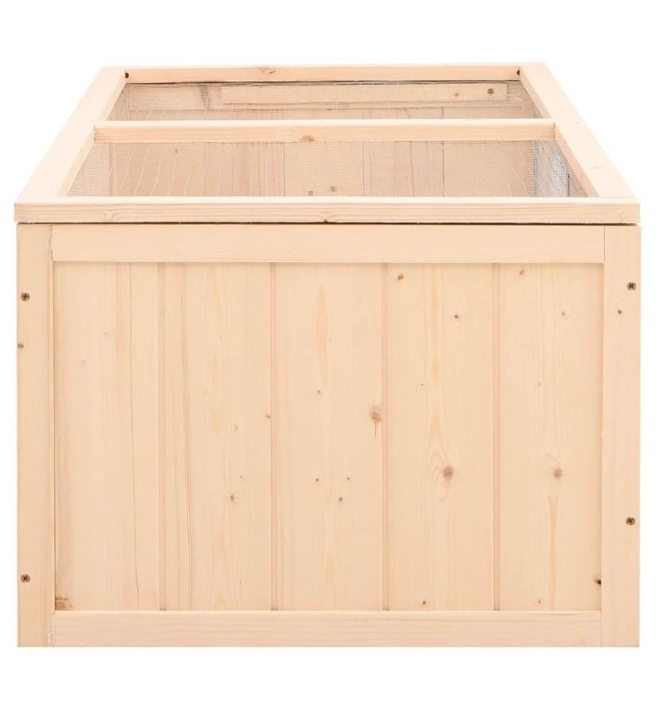Cage à hamster 104x52x38 cm bois massif de sapin