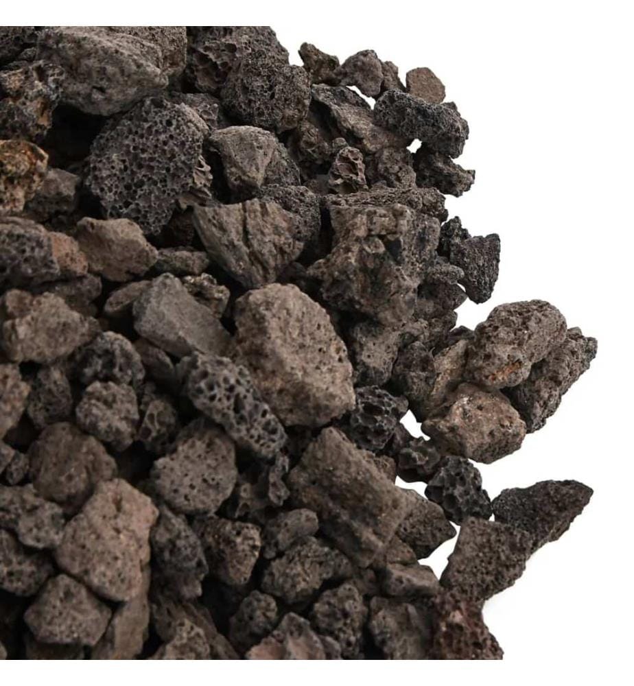Roches volcaniques 10 kg noir 1-2 cm