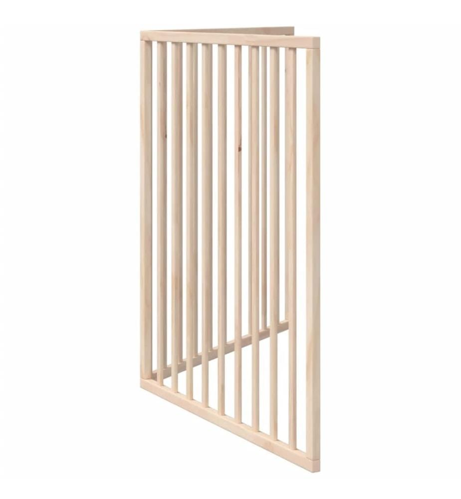 Barrière pour chien pliable à 2 panneaux 160 cm Bois de peuplier