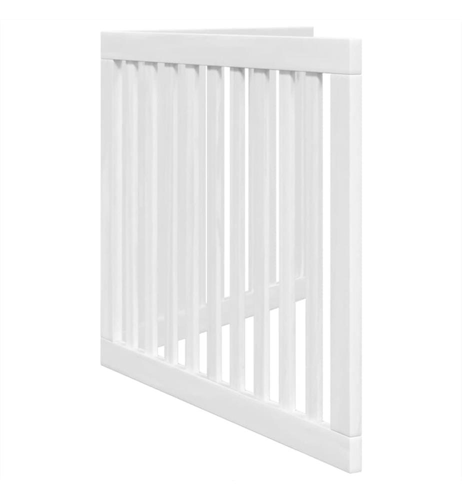 Barrière pour chien pliable 2 panneaux 160 cm bois de peuplier