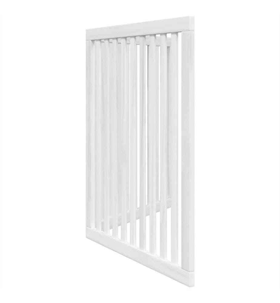 Barrière pour chien pliable 2 panneaux 160 cm bois de peuplier