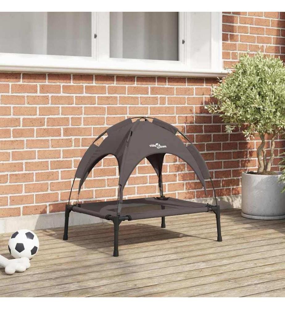 Lit pour Chien Marron 62 x 48 x 61 cm Acier