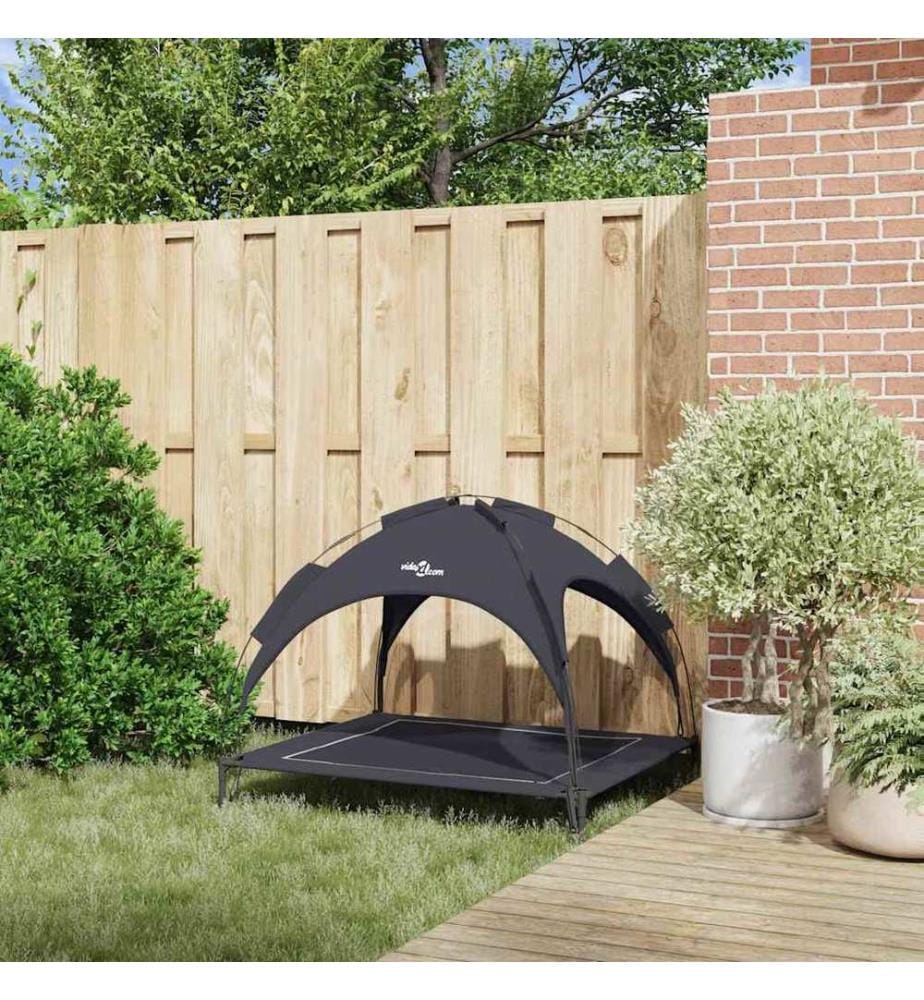 Lit pour Chien Noir 104 x 86 x 84,5 cm Acier