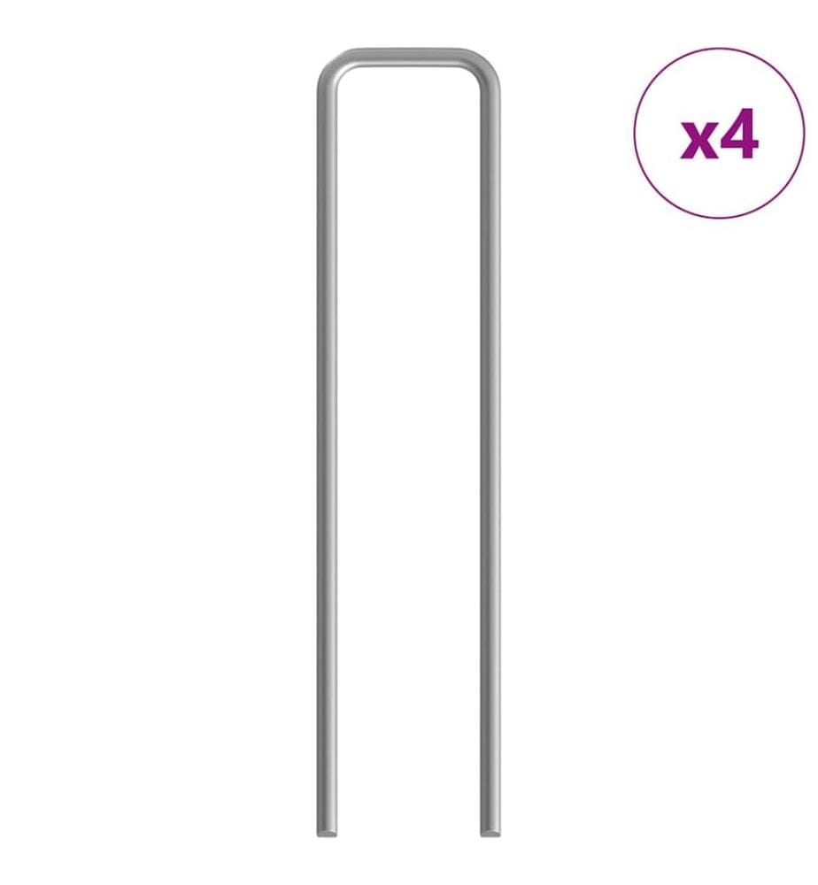 Cage pour lapins Argenté 100 x 100 x 210 cm Acier galvanisé