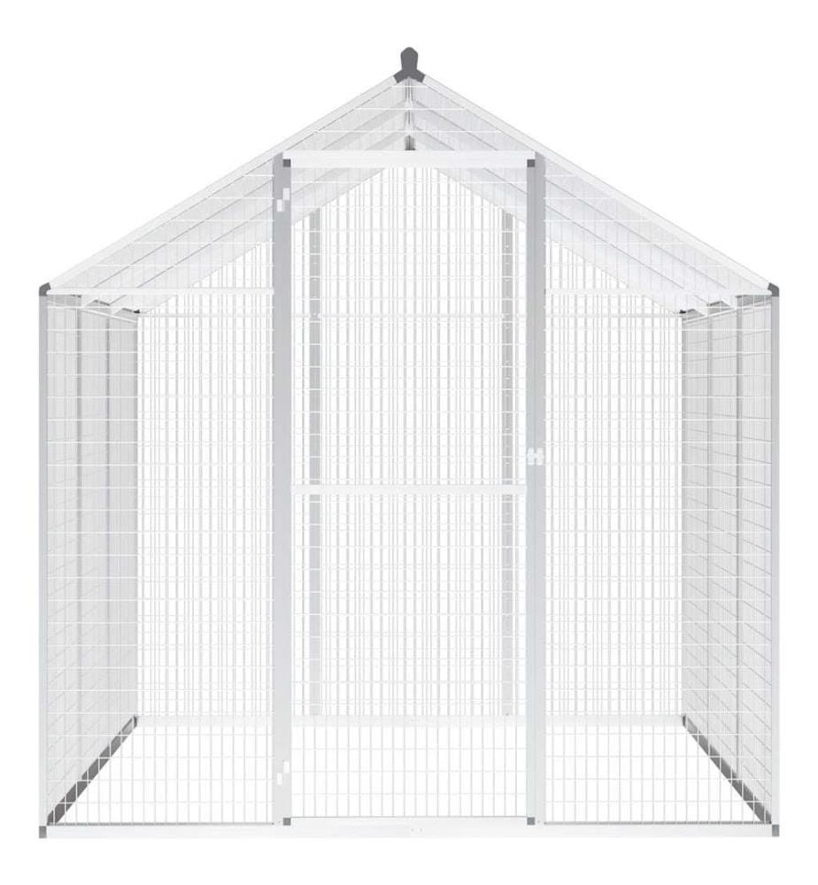 Volière d'extérieur Aluminium 183 x 178 x 194 cm