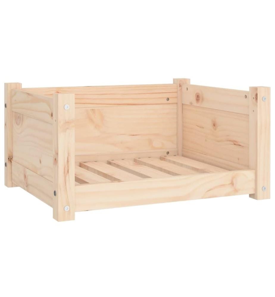 Lit pour chien 55,5 x 45,5 x 28 cm Bois de pin massif