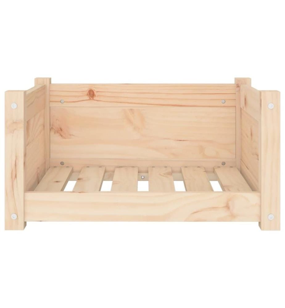 Lit pour chien 55,5 x 45,5 x 28 cm Bois de pin massif