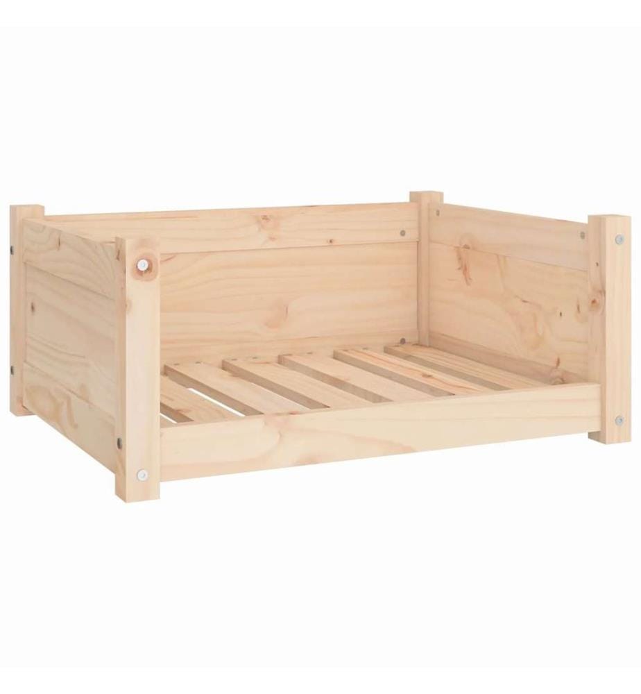 Lit pour chien 65,5 x 50,5 x 28 cm Bois de pin massif