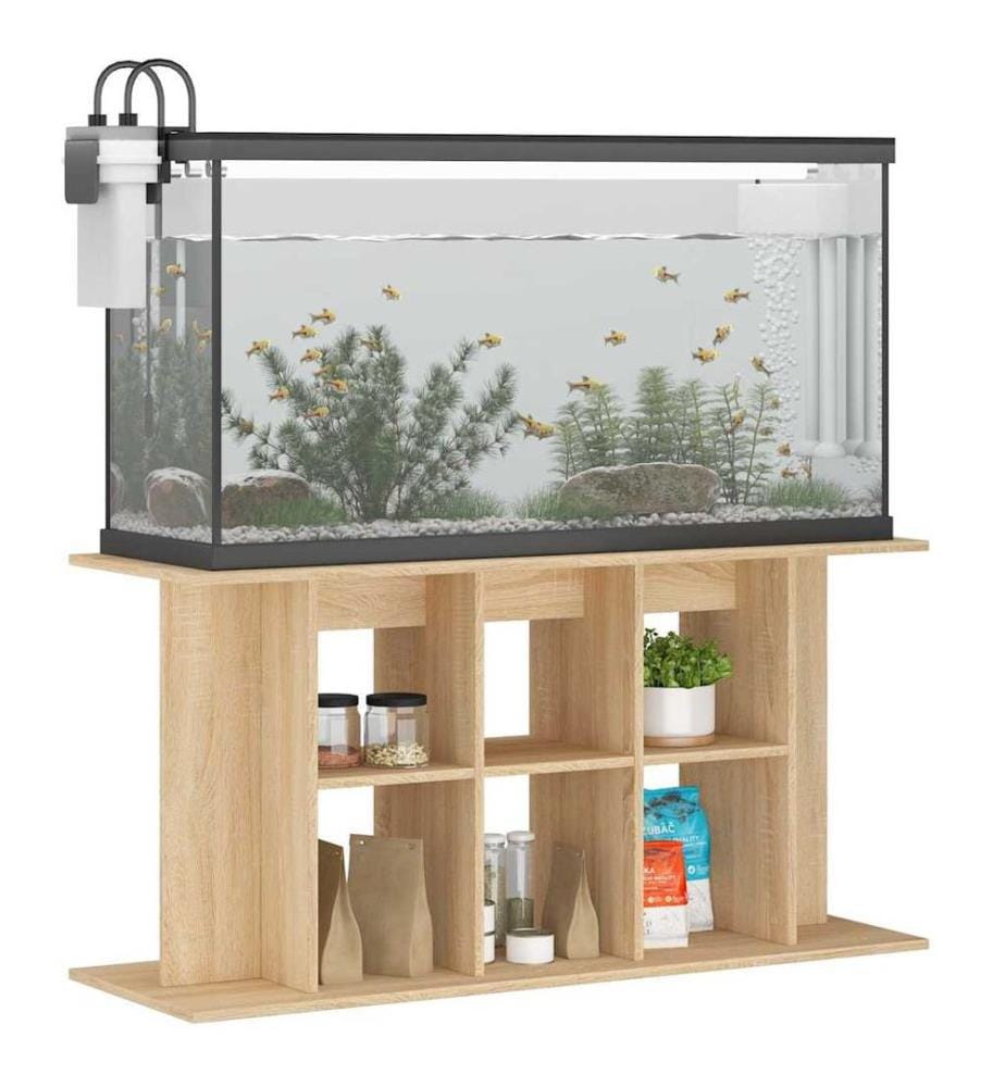 Aquariumständer Sonoma-Eiche 120 x 40 x 60 cm Holzwerkstoff