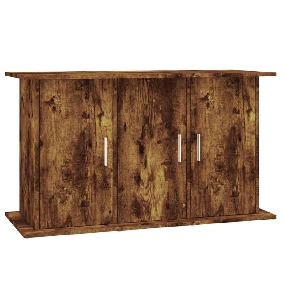 Support pour aquarium chêne fumé 101x41x58 cm bois d'ingénierie
