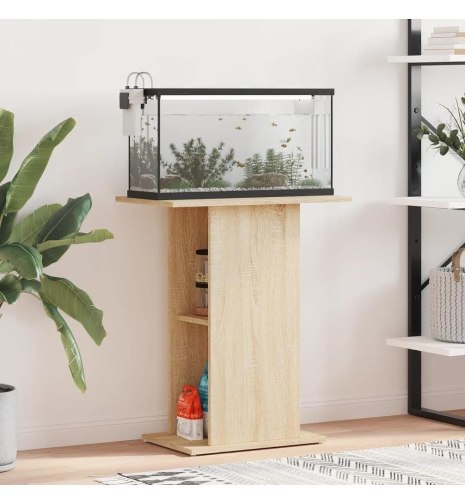 Aquariumständer Sonoma-Eiche 60,5 x 36 x 72,5 cm Holzwerkstoff